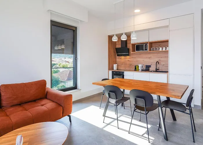 公寓 Cameleon Orebic- Beachfront 奥瑞比克